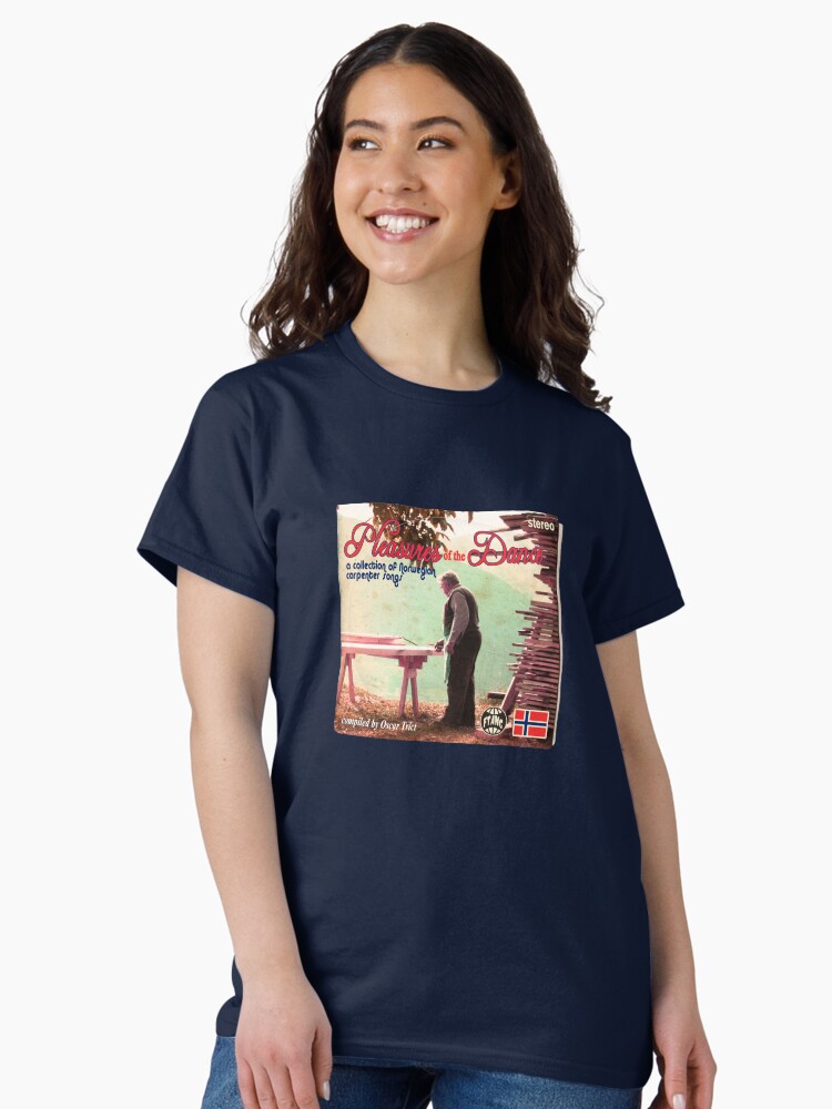Thumbnail 1 of 7, Classic T-Shirt, Pleasures of the Dance: a collection of Norwegian Carpenter Songs designed and sold by brianftang.