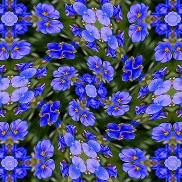 Artwork thumbnail, Blue Veronica Pattern by Patternflower