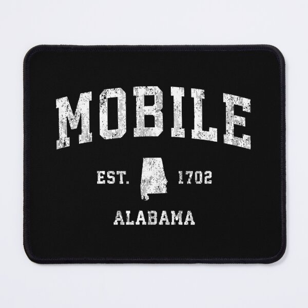 Item preview, Mobile Alabama AL Vintage Athletic Sports Design designed and sold by JackSadowski.