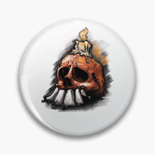 Item preview, skull candle digital painting designed and sold by jishnusnair.