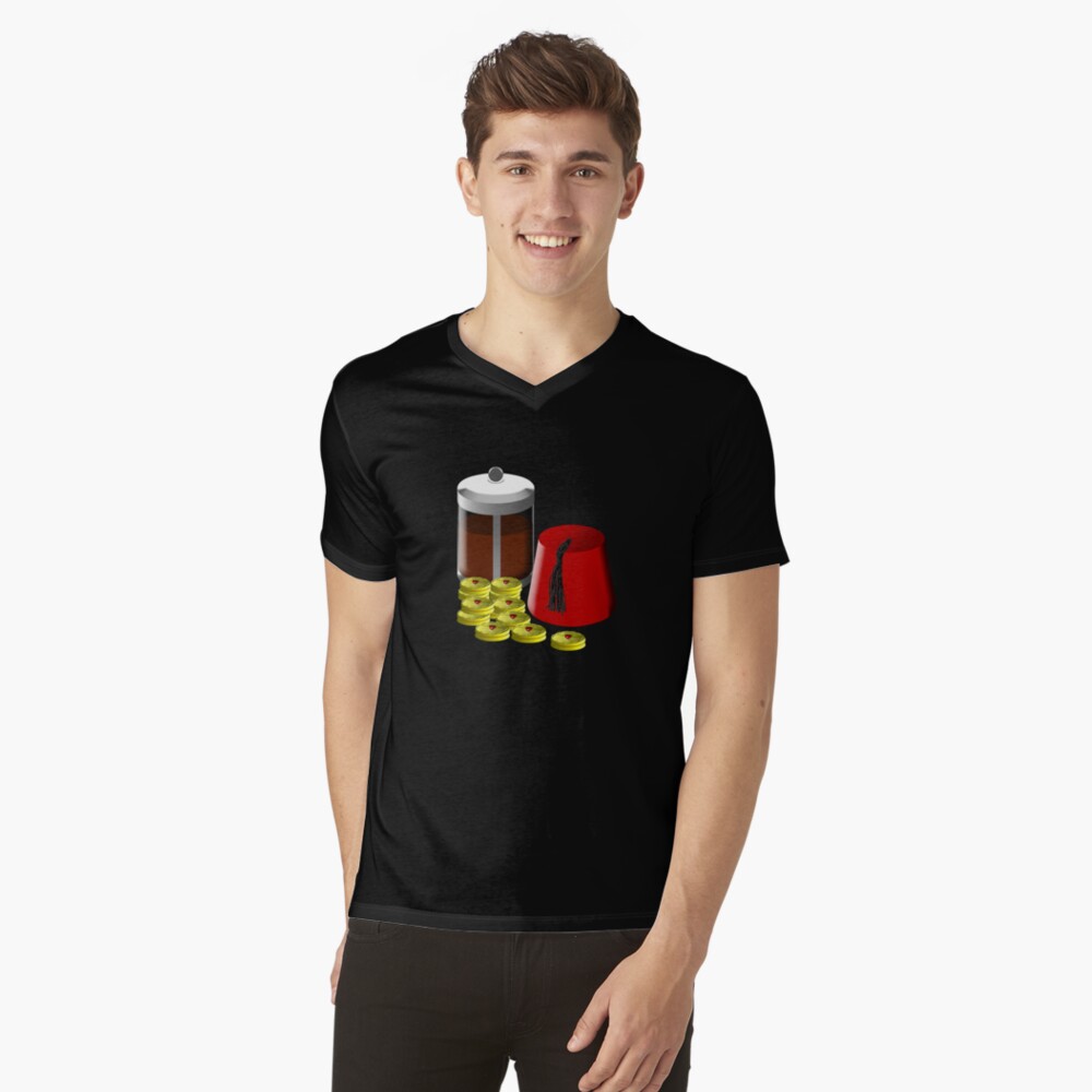 Item preview, V-Neck T-Shirt designed and sold by brianftang.