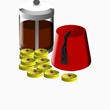 Artwork thumbnail, I'm going to need... a pot of coffee, 12 jammie dodgers, and a fez by brianftang