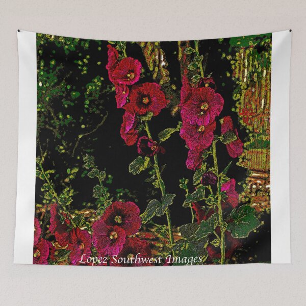 Artikelvorschau, Southwest Hollyhock Pflanzen entworfen und verkauft von William E Lopez.