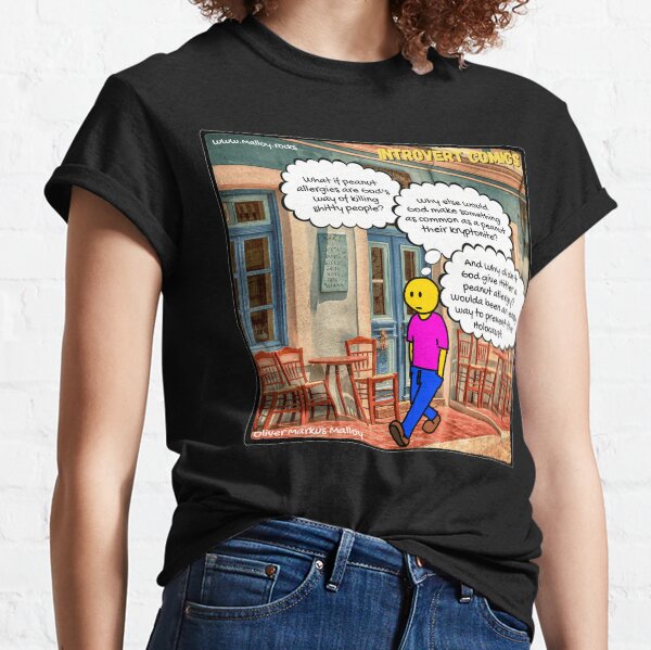 Introvert Comics: Peanuts Classic T-Shirt