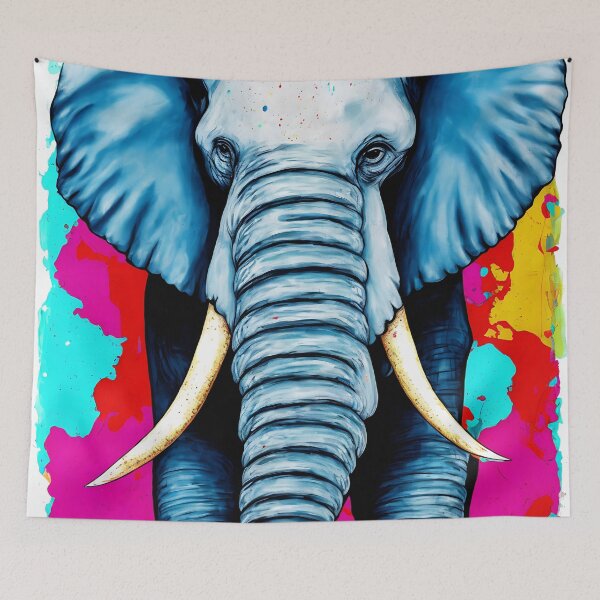 Item preview, Painted Elephant designed and sold by DrawItOnce.