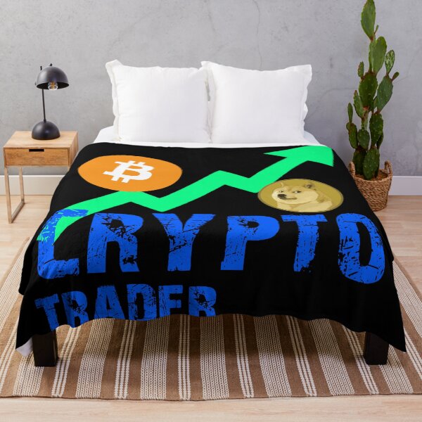 Item preview, Crypto Trader Art Design Draw Street Art Graphic Paint Text Phrase Quote designed and sold by BK-Fishing.