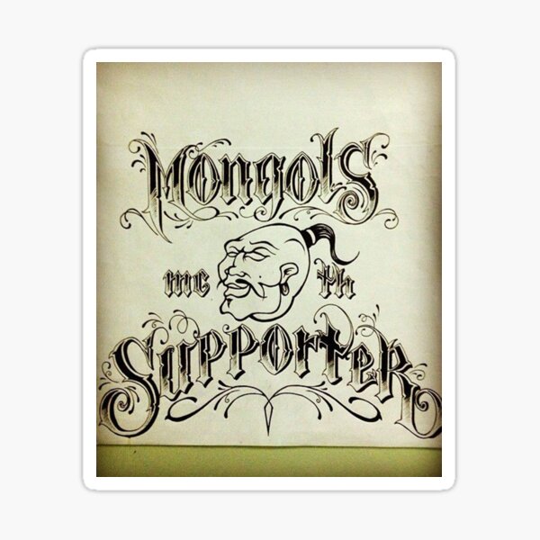 "mongols mc 1 mongols mc mongols mc mongols mc " Sticker for Sale by