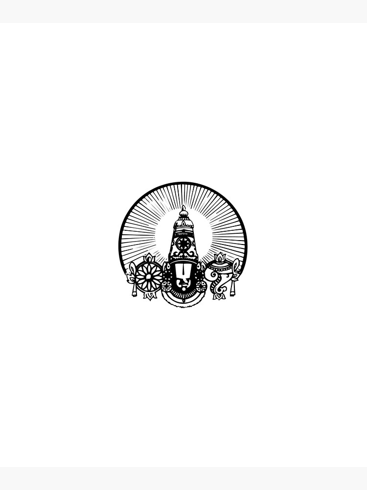 View and Download hd Tirupati Balaji Darshan - Tirupati Balaji Symbol PNG  Image for free. T… | Mandala design art, Art drawings simple, Fashion  illustration collage