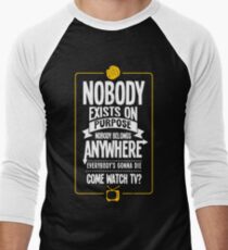 nobody exist Men's Baseball ¾ T-Shirt