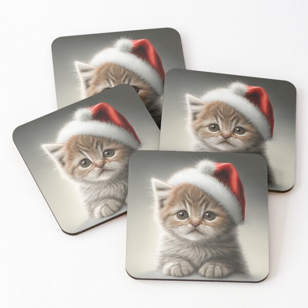 Item preview, Cute Christmas Kitten designed and sold by designmetaspace.
