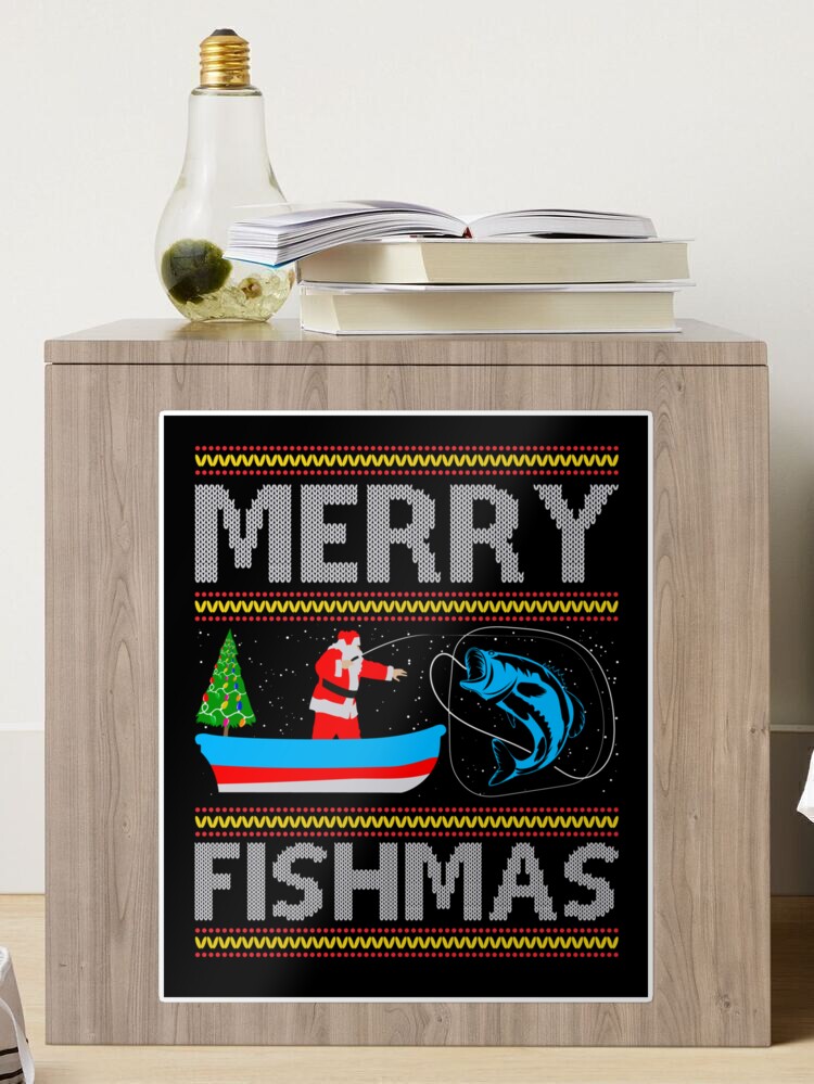 Wishing you reel nice fishmas funny bass fishing christmas, Merry Christmas  Funny Fishing quotes, Gifts for Fishmas Lovers Sticker for Sale by  ThanksVibe