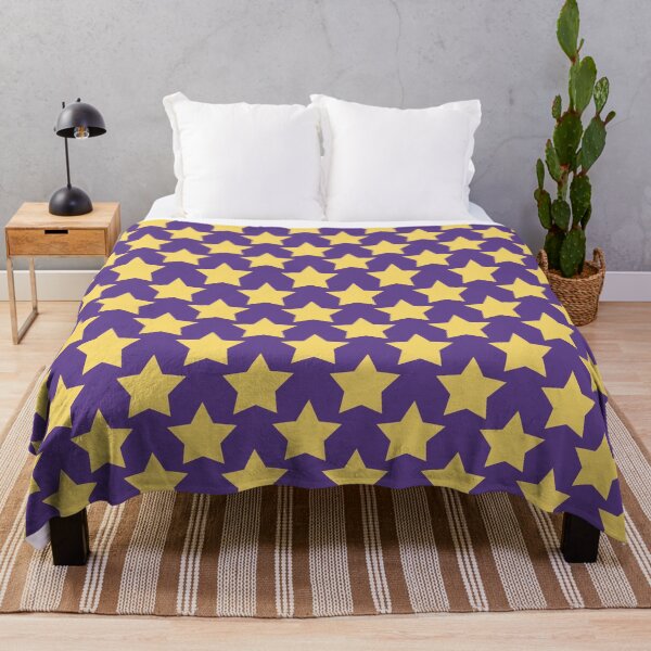 Item preview, Yellow Stars On Purple Pop - Stars Pattern designed and sold by SeemDev786.