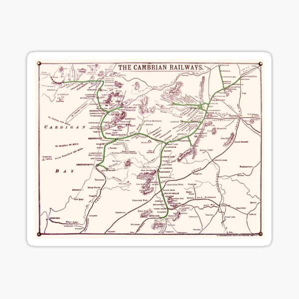 Item preview, Vintage Cambrian Railways Poster designed and sold by Random Railways.