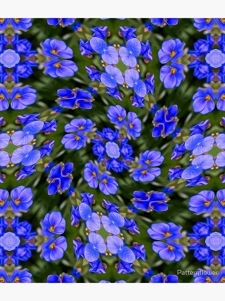 Thumbnail 3 of 3, Backpack, Blue Veronica Pattern designed and sold by Patternflower.