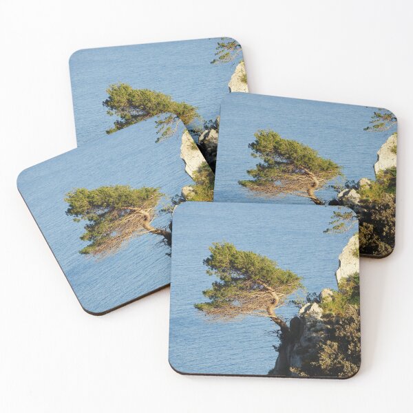 Item preview, Coastal Tree on Cliff Edge in Capri Island, Italy designed and sold by CarolinaReina.
