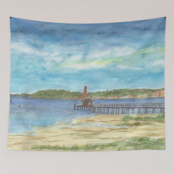 Item preview, Baltic Sea resort beach in Flensburg designed and sold by Sandra  Steinke.