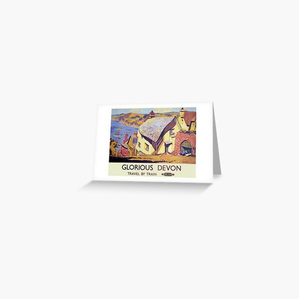 Item preview, Vintage Glorous Devon British Railways Poster designed and sold by Random Railways.