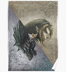 Póster Legend of Zelda Twilight Princess Cover Art