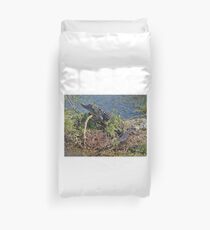 The Smiling Gator Duvet Cover