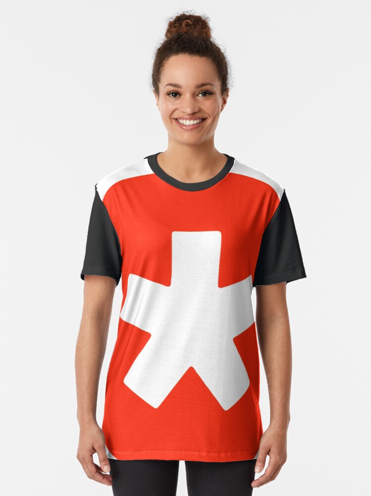 Alternate view of Original Red Star Graphic T-Shirt