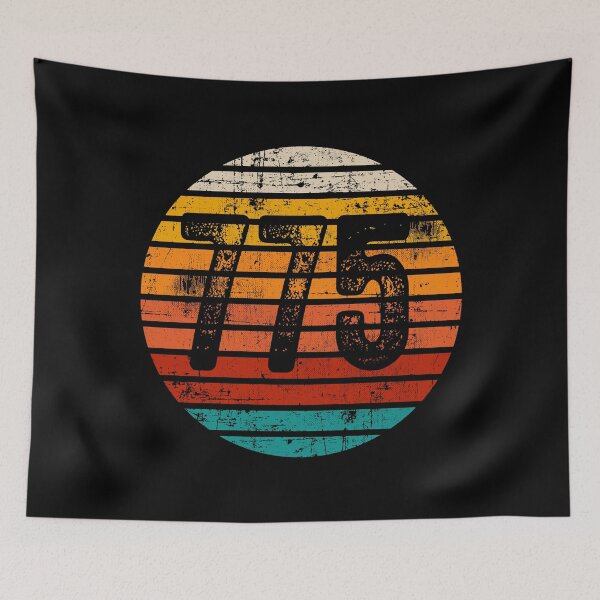 Item preview, Distressed Vintage Sunset 775 Area Code designed and sold by Gold Wings Tees.