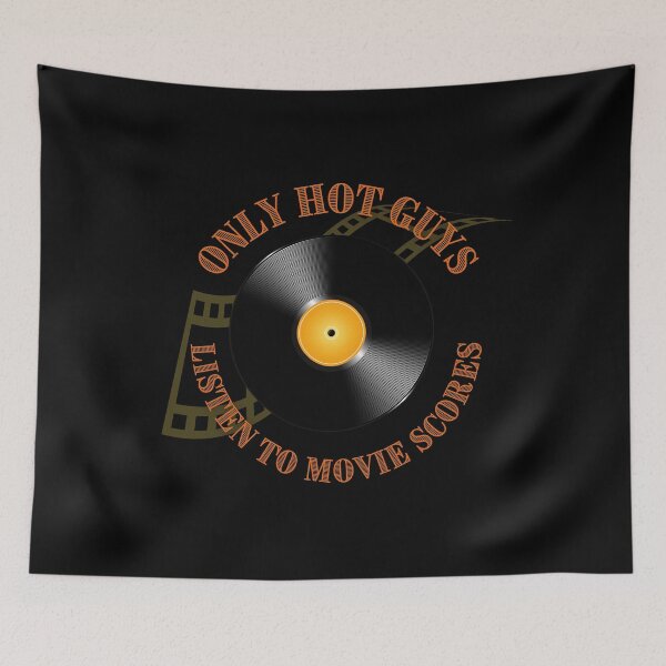Item preview, Only Hot Guys Listen to Movie Scores  designed and sold by Smagnaferous.