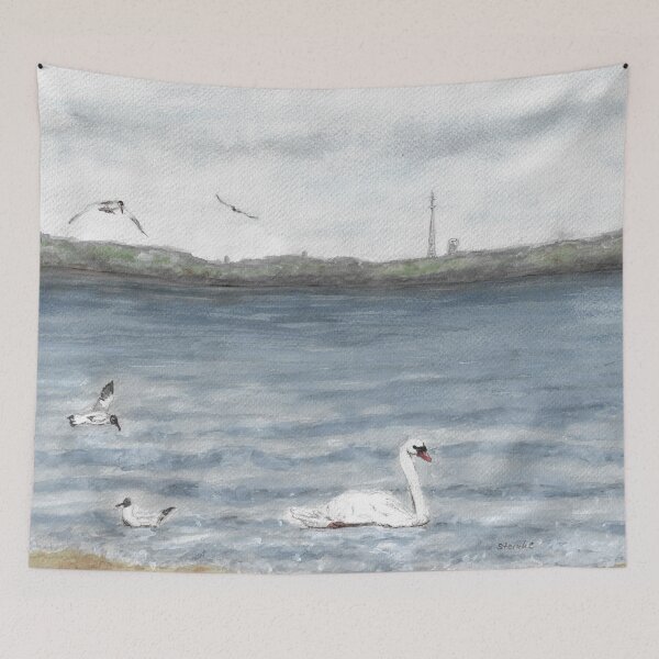 Item preview, Wassersleben beach in Flensburg designed and sold by Sandra  Steinke.
