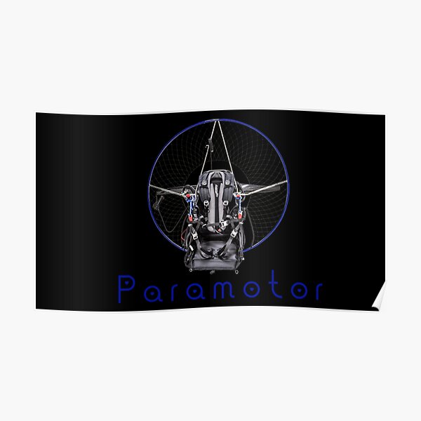 Paramotor Engine Poster For Sale By Yourluxuryshop Redbubble