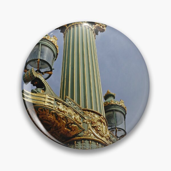 Item preview, Elegant Parisian Streetlight in Place de la Concorde - Urban Architecture in Paris designed and sold by CarolinaReina.