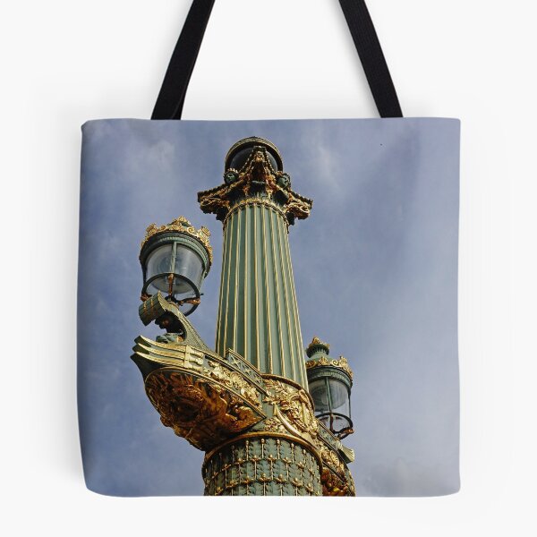 Item preview, Elegant Parisian Streetlight in Place de la Concorde - Urban Architecture in Paris designed and sold by CarolinaReina.