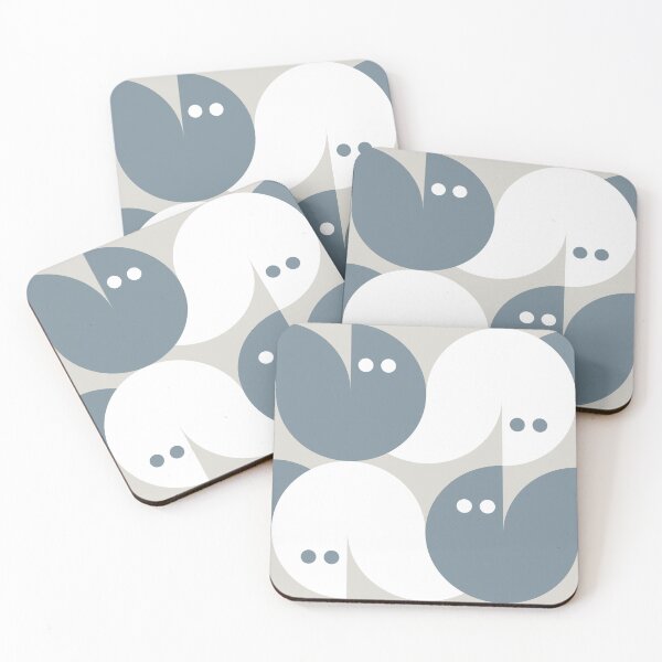 Item preview, Geometric Pattern: Quarter Circle Fox: Bluestone designed and sold by Red Wolf.