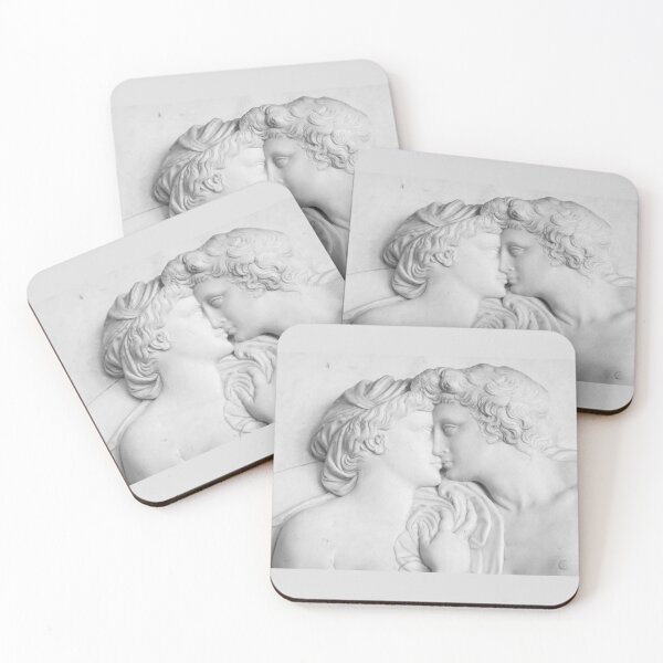 Item preview, Ancient sculpture with kissing couple, Florence - Italy designed and sold by Paolo Modena Photography    -   Fine Italian Art.