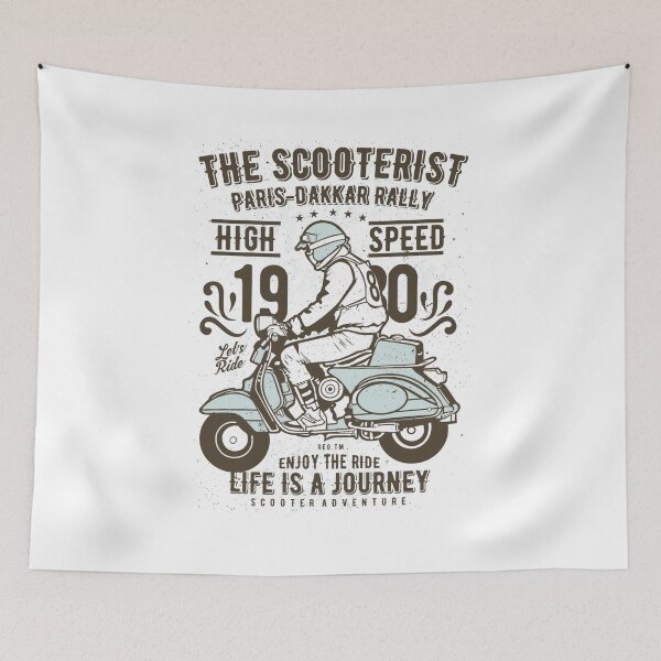 Item preview, The Scooterist 1980 designed and sold by armanmaulanaart.