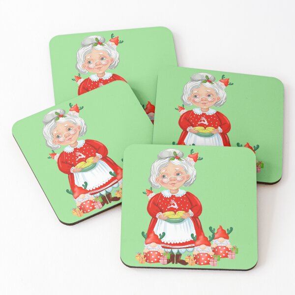 Item preview, Mother / grandma Christmas with christmas gnomes designed and sold by Reubens-Art.