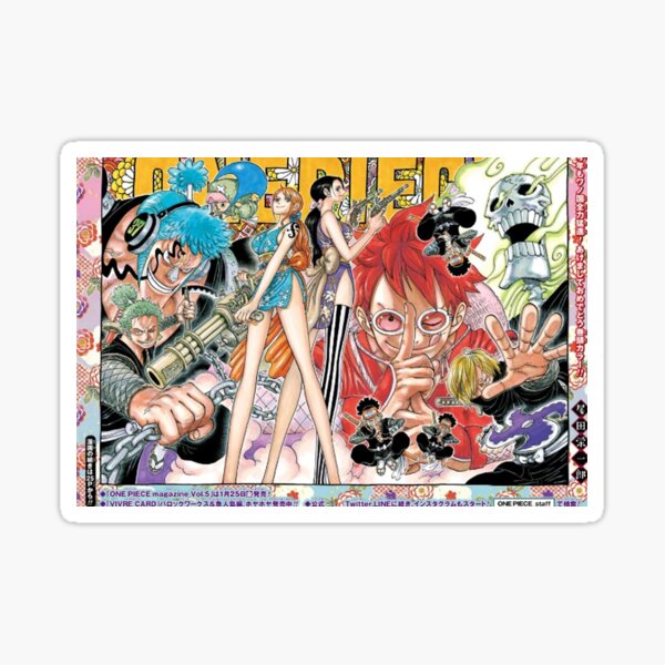 Wano; Nami and Zeus,  Sticker for Sale by SpookyKlauser