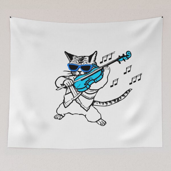 Item preview, Cool Cat with Violin designed and sold by Vividality.