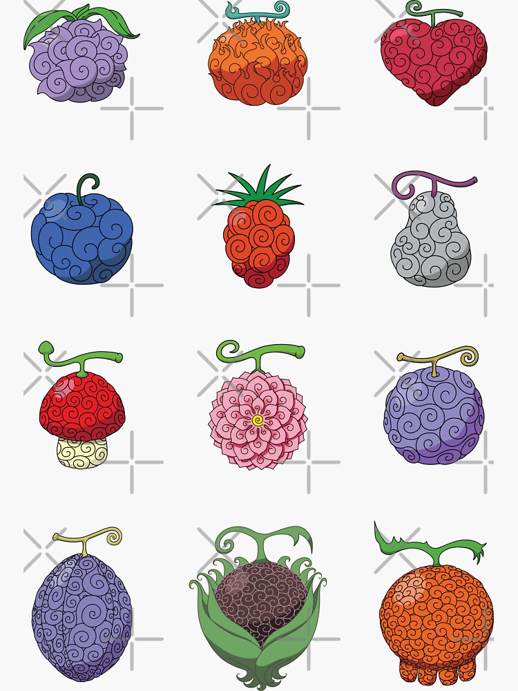 Devil Fruits Stickers for Sale