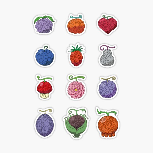 Devil Fruit Stickers - Etsy