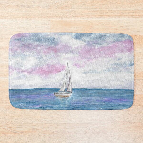 Item preview, Sailing boat on the fjord designed and sold by Sandra  Steinke.