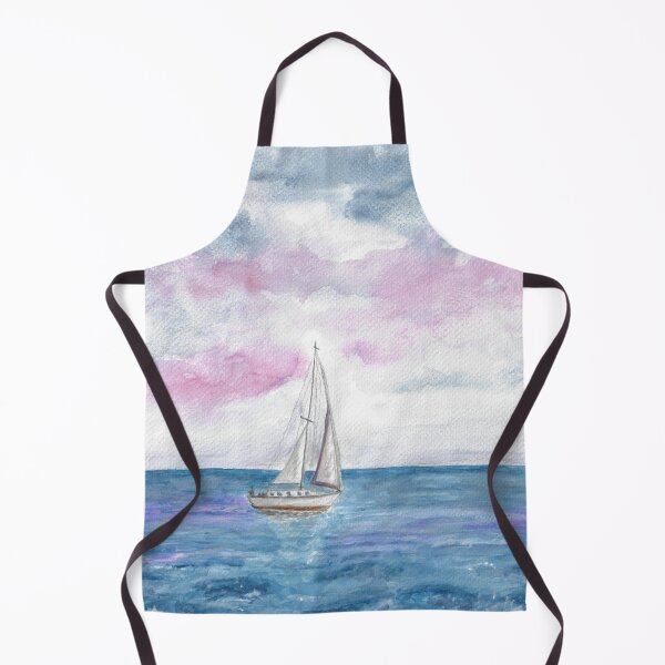 Item preview, Sailing boat on the fjord designed and sold by Sandra Steinke.
