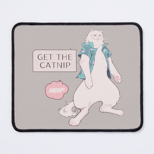 Item preview, Get The Catnip Funny Cartoon Cat designed and sold by doodlingjay.