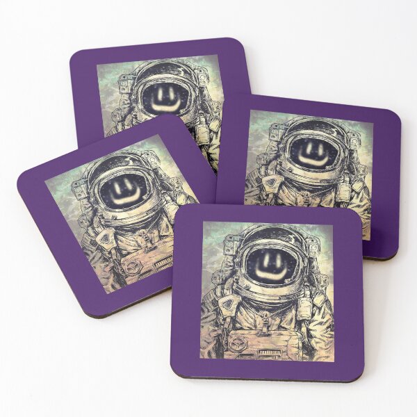 Item preview, Happy Space Face - Purple designed and sold by AintJames.