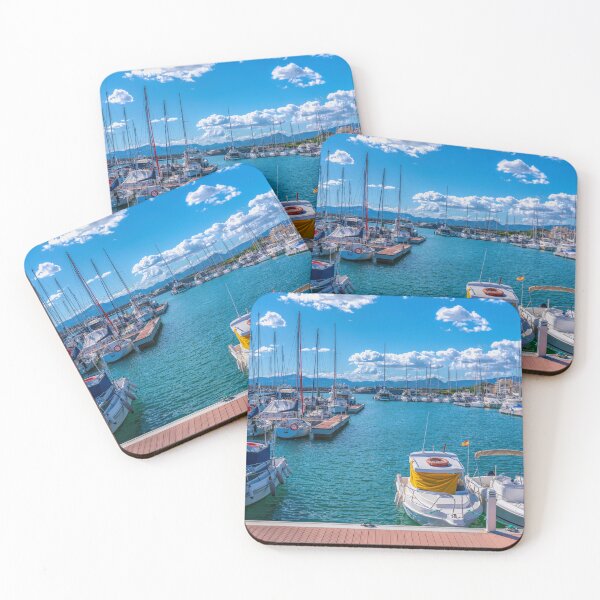 Item preview, Cambrils Marina Spain with Boats and Yachts Catalonia designed and sold by acceleratorhams.