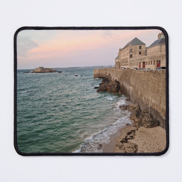 Item preview, Saint Malo at sunset designed and sold by NerdyDreamerArt.