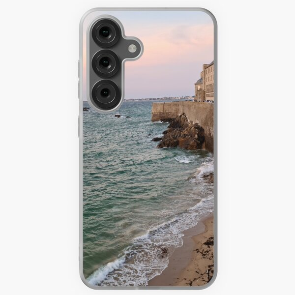 Item preview, Saint Malo at sunset designed and sold by NerdyDreamerArt.