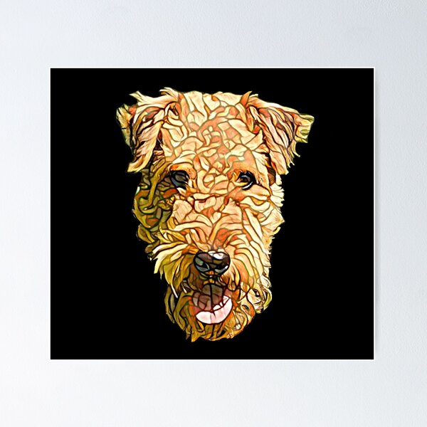 Item preview, Airedale Terrier Face designed and sold by DoggyStyles.