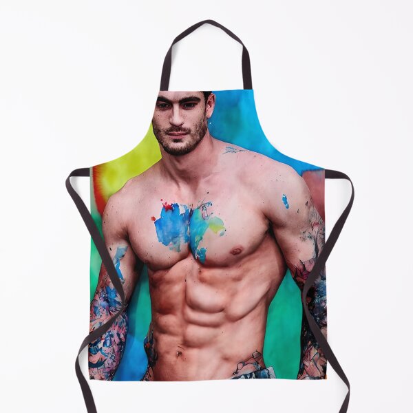 Item preview, Shirtless Male Graffiti Artist designed and sold by GeorgiosT.