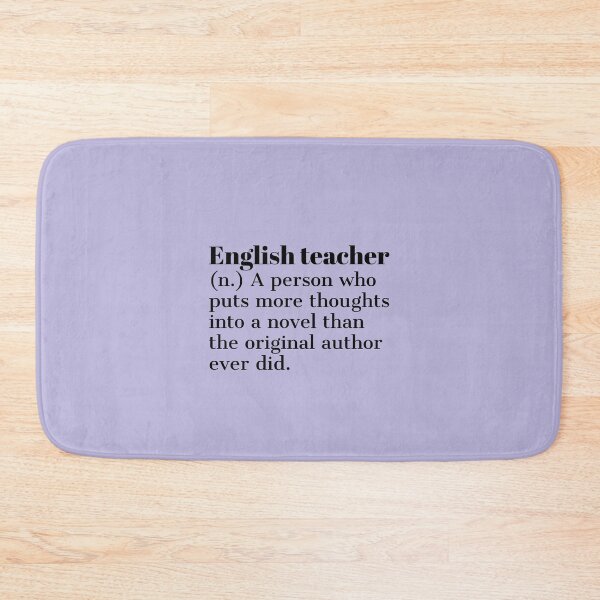 Item preview, Cute English teacher dictionary definition - Funny english teacher designed and sold by Theleochick.