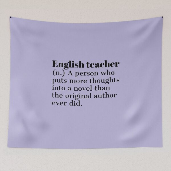 Item preview, Cute English teacher dictionary definition - Funny english teacher designed and sold by Theleochick.
