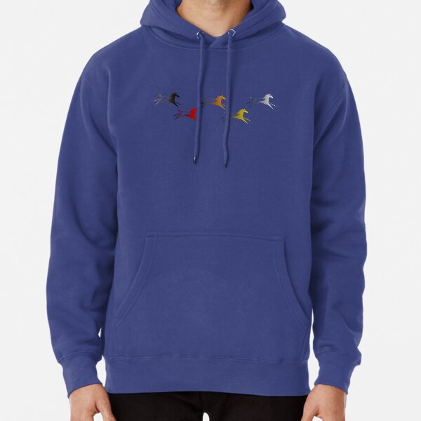 Four direction War Horse Pullover Hoodie